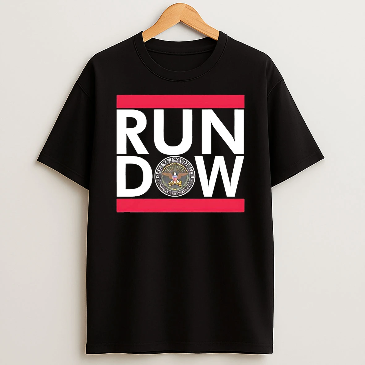 Department Of War Us Of America Run Dow Shirts