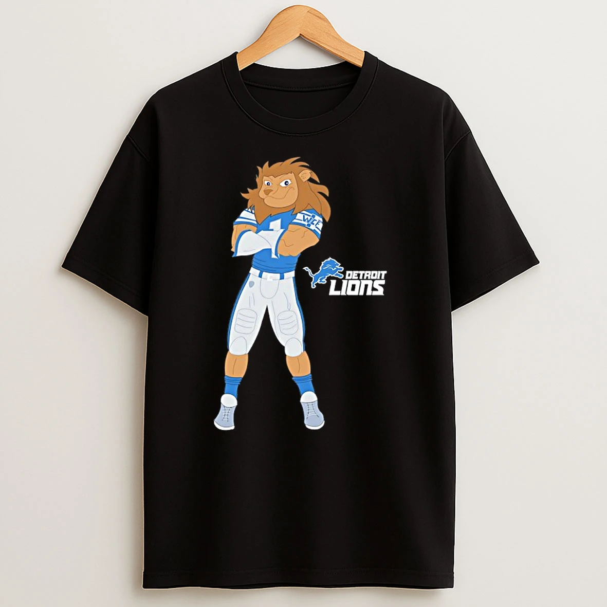 Detroit Lions Roary Mascot Graphic Shirts