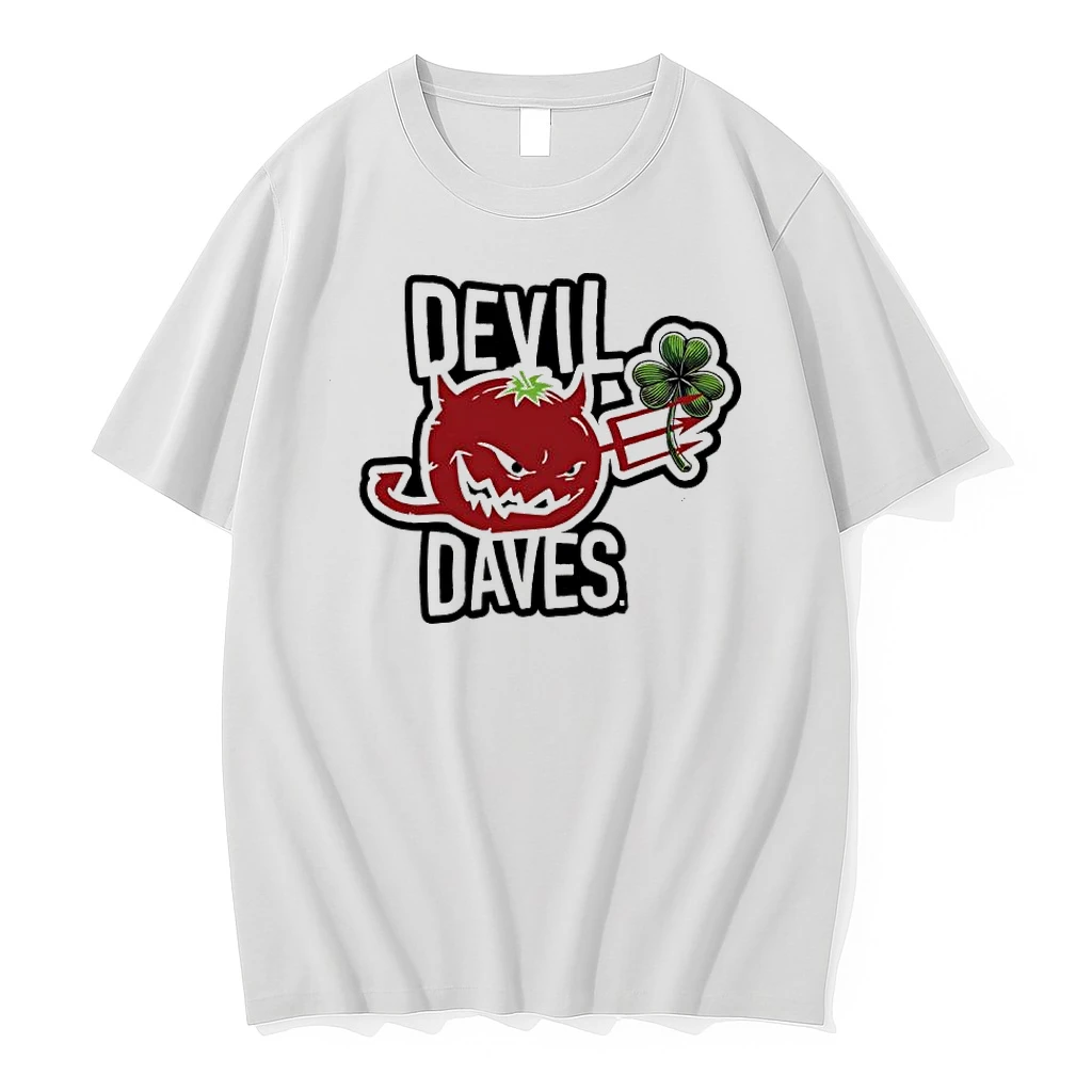 Devil Daves Tomato Pitchfork Shamrock Bloody Mary Mix Shirts