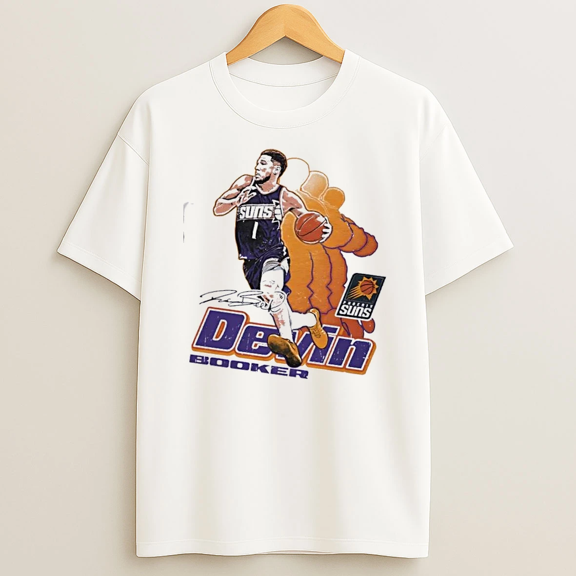 Devin Booker 1 Phoenix Suns Retro Signature Shirts