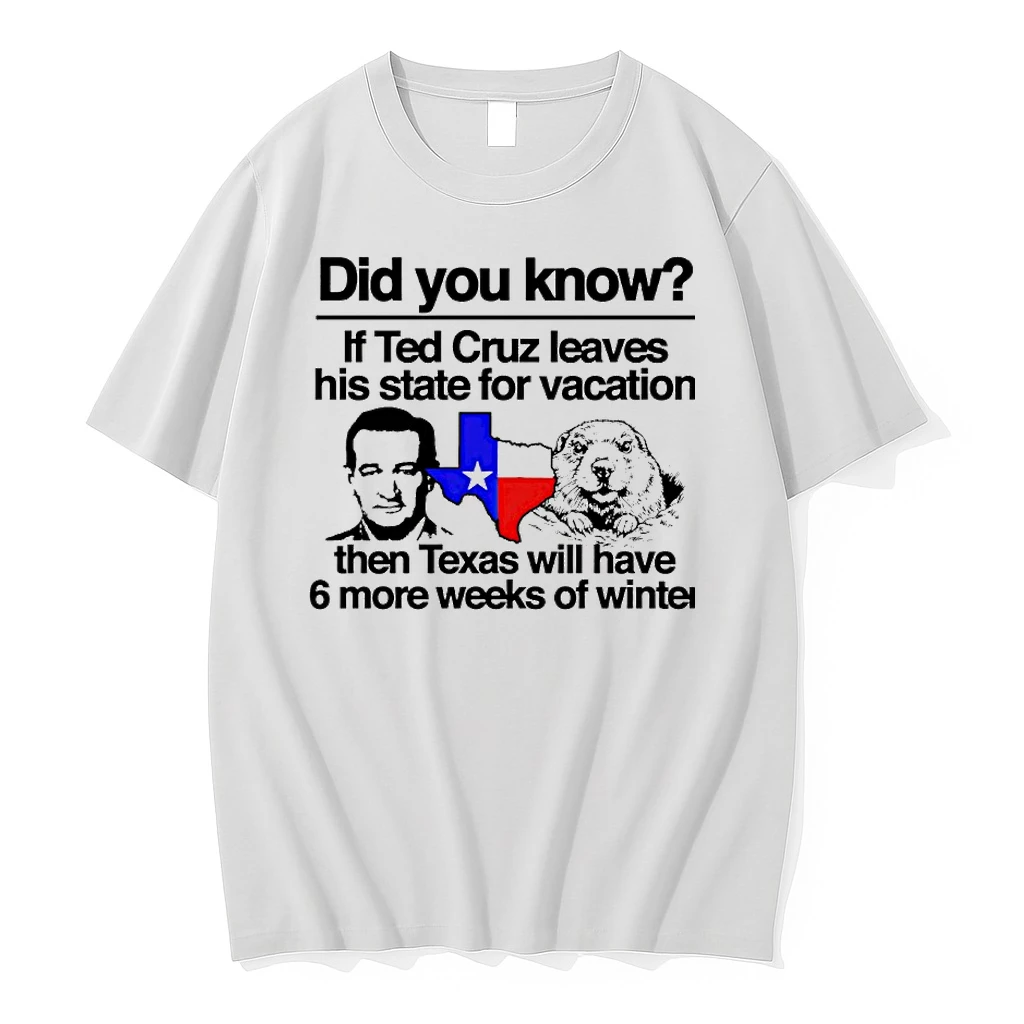 Did You Know If Ted Cruz Leaves His State For Vacation Then Texas Will Have 6 More Weeks Of Winter Shirts