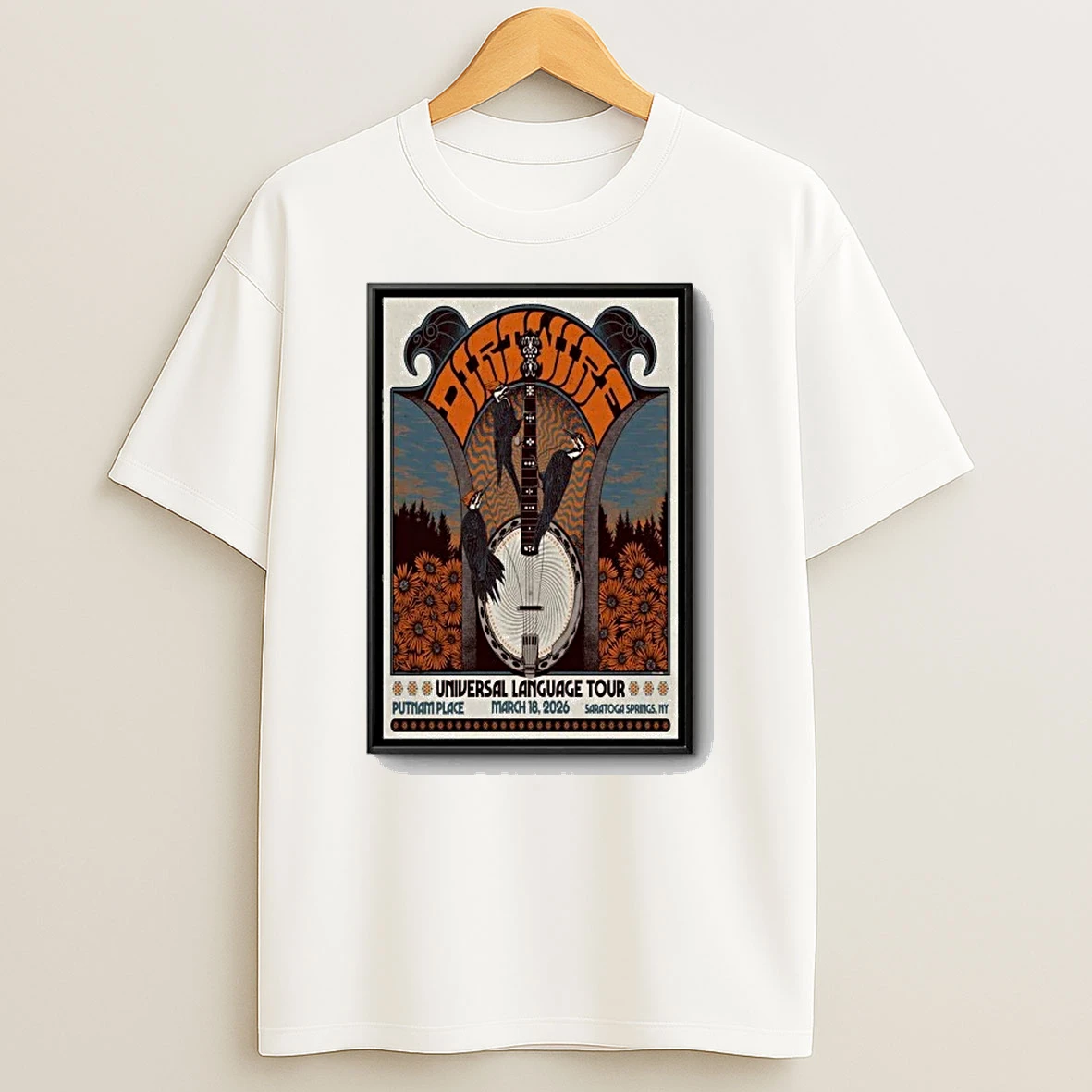 Dirtwire Saratoga Springs Tour On Mar 18 2026 Shirts