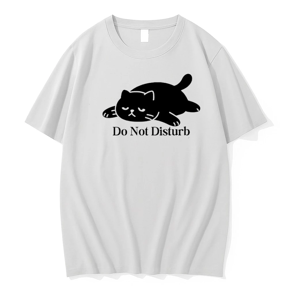Do Not Disturb Sleepy Black Cat Shirts