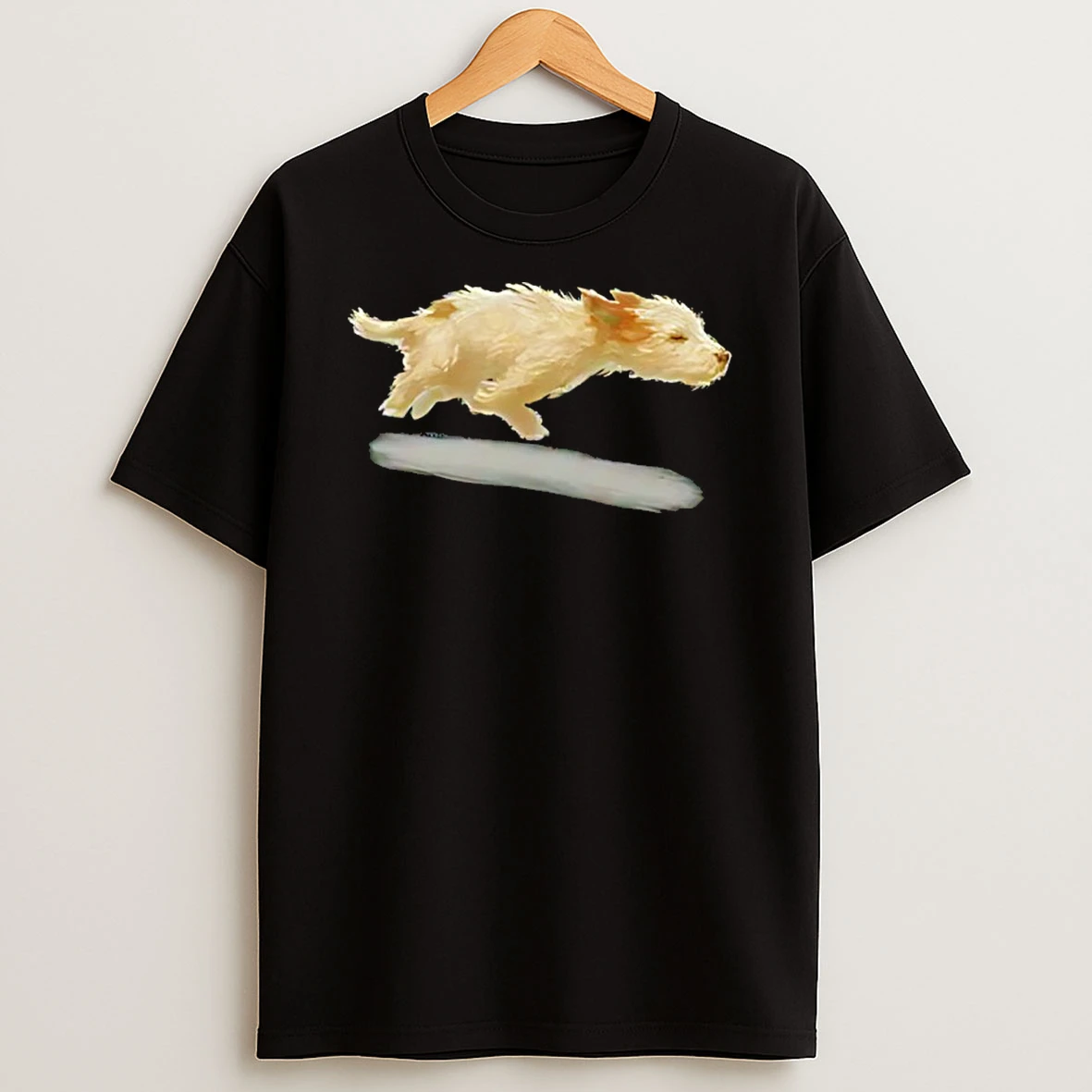 Dog Running Art Shirts