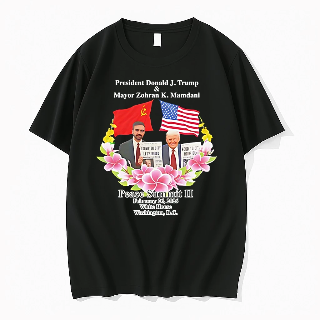 Donald J Trump And Zohran K Mamdani Peace Summit Ii Political Shirts