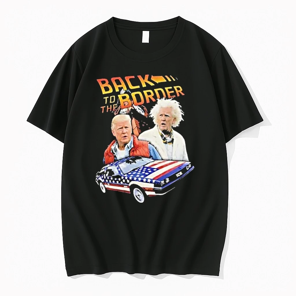 Donald Trump Back To The Border American Flag Tour 2026 Shirts