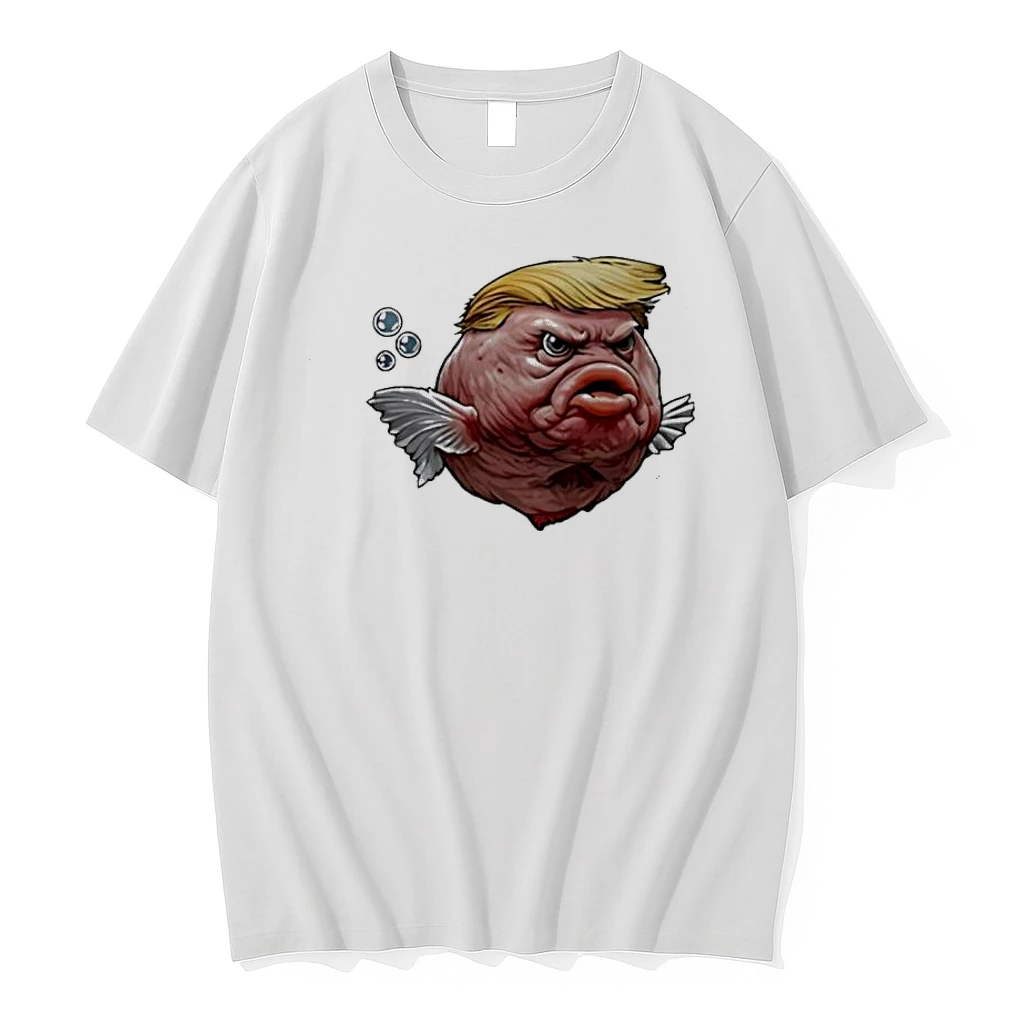 Donald Trump Blobfish Hybrid Caricature Graphics Shirts