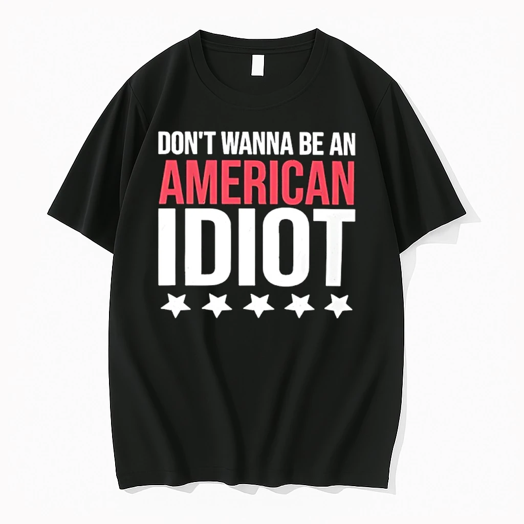 Dont Wanna Be An American Idiot Maga Parody Shirts