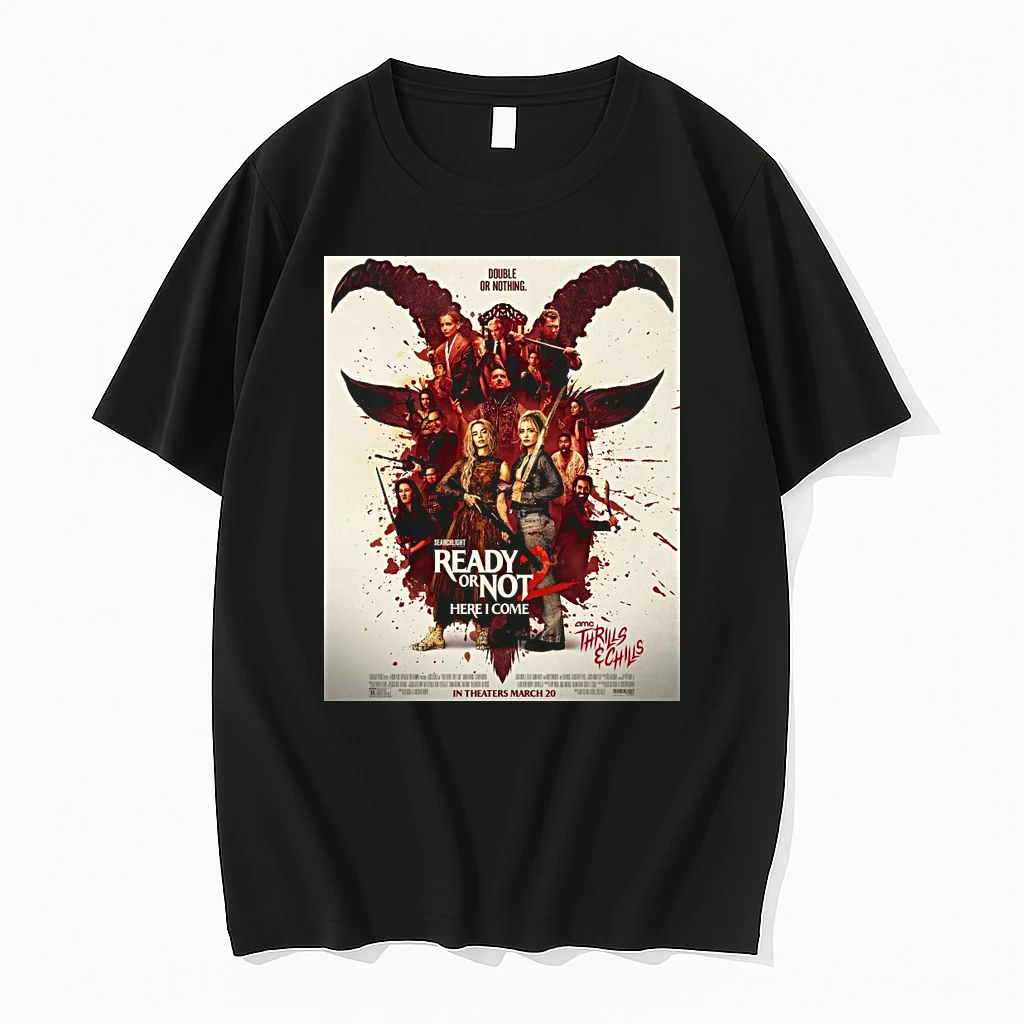 Double Or Nothing Ready Or Not 2 Here I Come In Theaters March 20 2026 Shirts