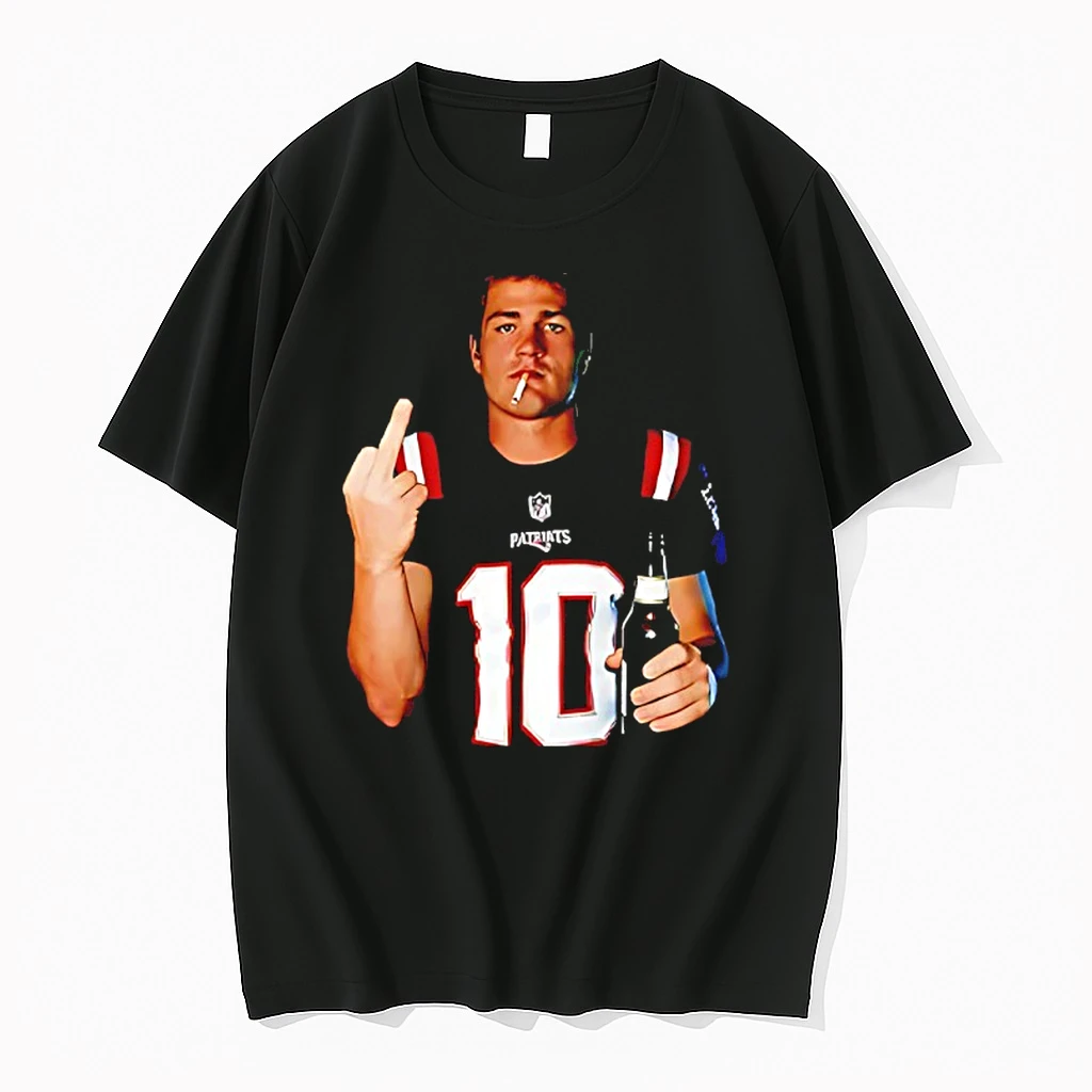 Drake Maye Drink Beer Smoking Middle Finger Shirts