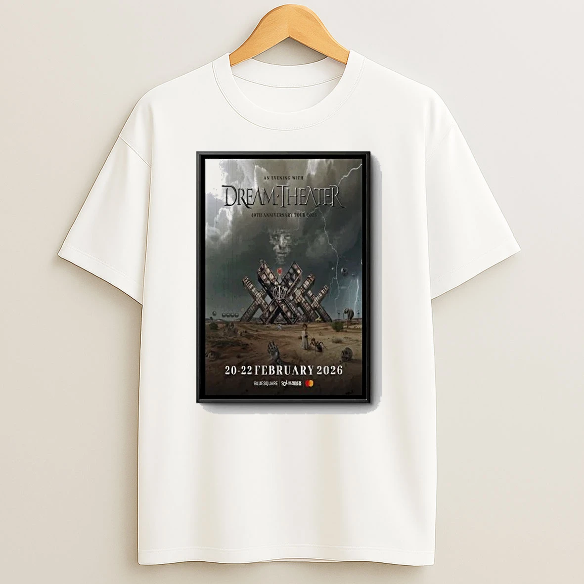 Dream Theater 40th Anniversary Tour Feb 20 22 2026 Shirts