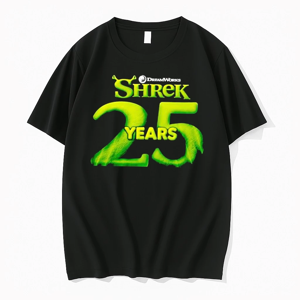 Dreamworks Shrek Movie Logo 25 Years Anniversary Special Edition Shirts