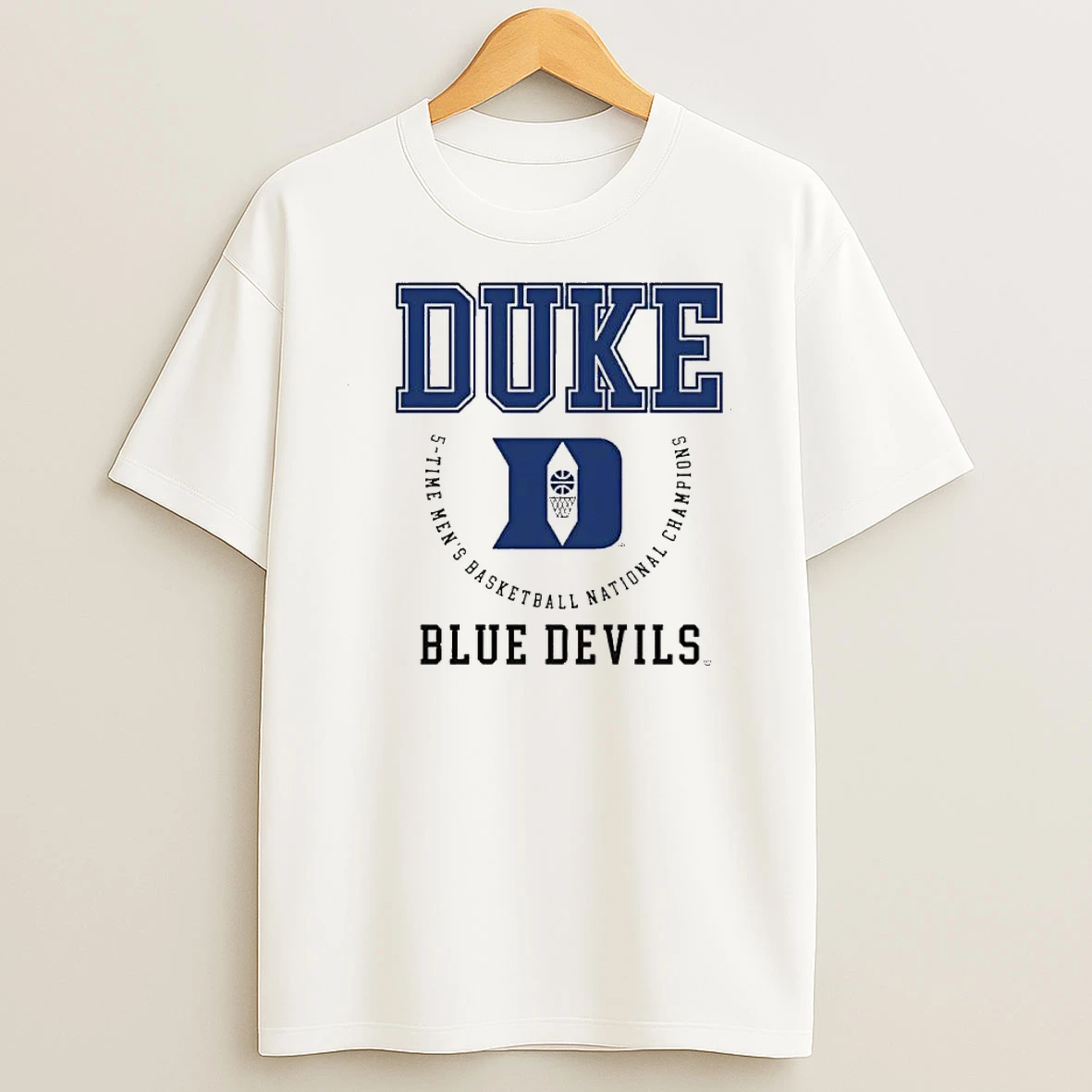 Duke Blue Devils 5 Time Mens Basketball National Champions Shirts