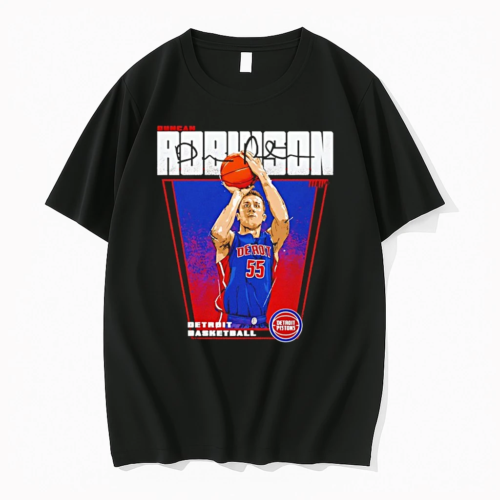 Duncan Robinson Detroit Pistons Basketball Premiere Signature Shirts