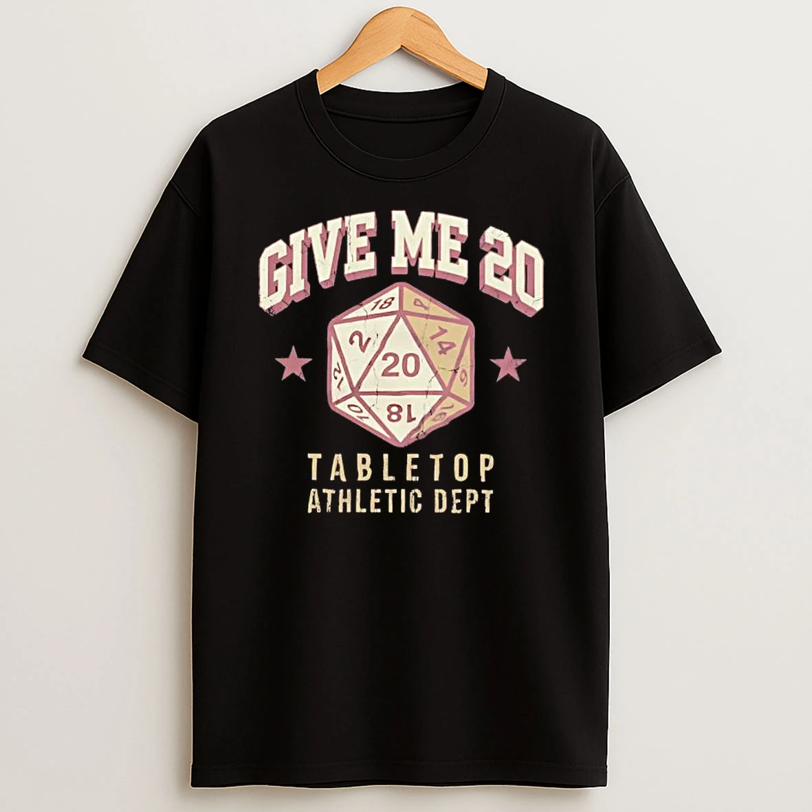 Dungeons Dragons Give Me 20 Tabletop Athletic Dept Shirts