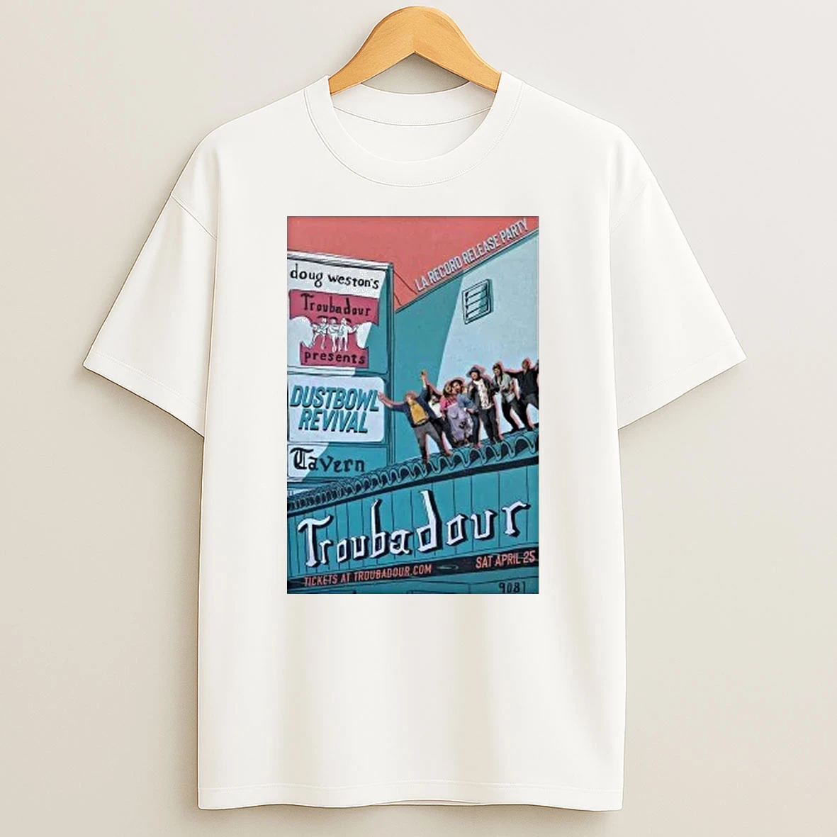 Dustbowl Revival The Troubadour In West Hollywood Ca Apr 25 2026 Shirts