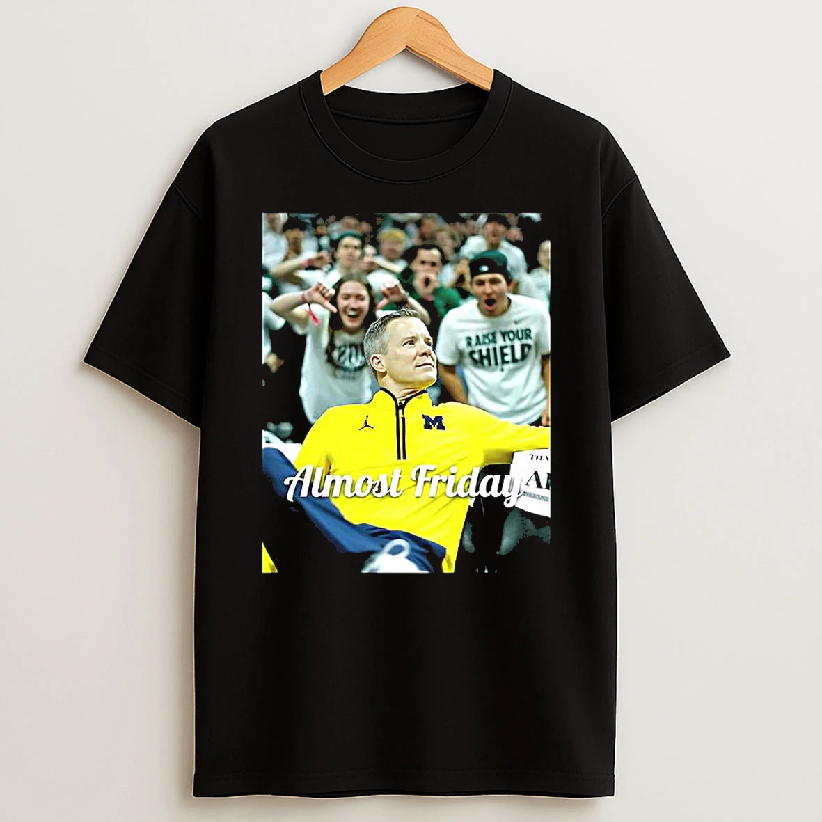 Dusty May Michigan Wolverines Almost Friday Vintage Woman Shirts