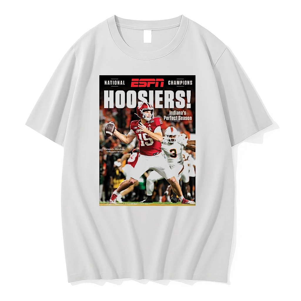 Espn National Champions Indiana Hoosiers Indianas Perfect Season Fernando Mendoza Offensive Mvp Shirts