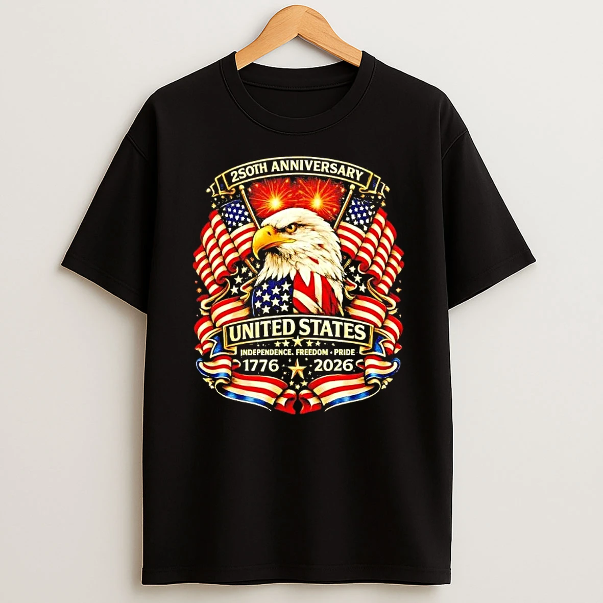 Eagle Usa Independence 250th Anniversary 1776 2026 Shirts