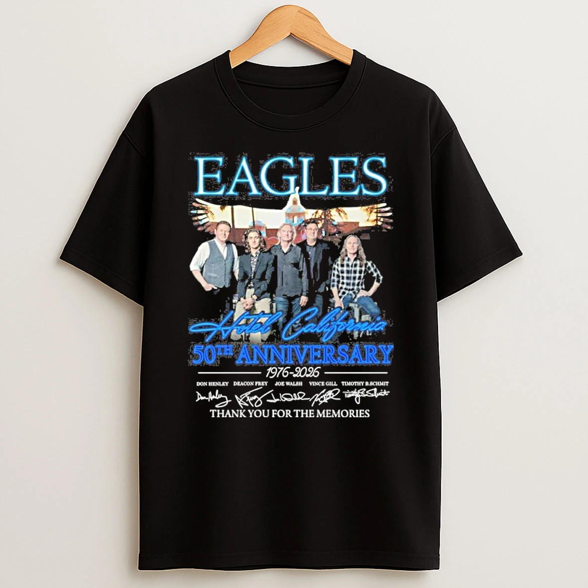 Eagles Band Hotel California 50th Anniversary 1976 2026 Shirts