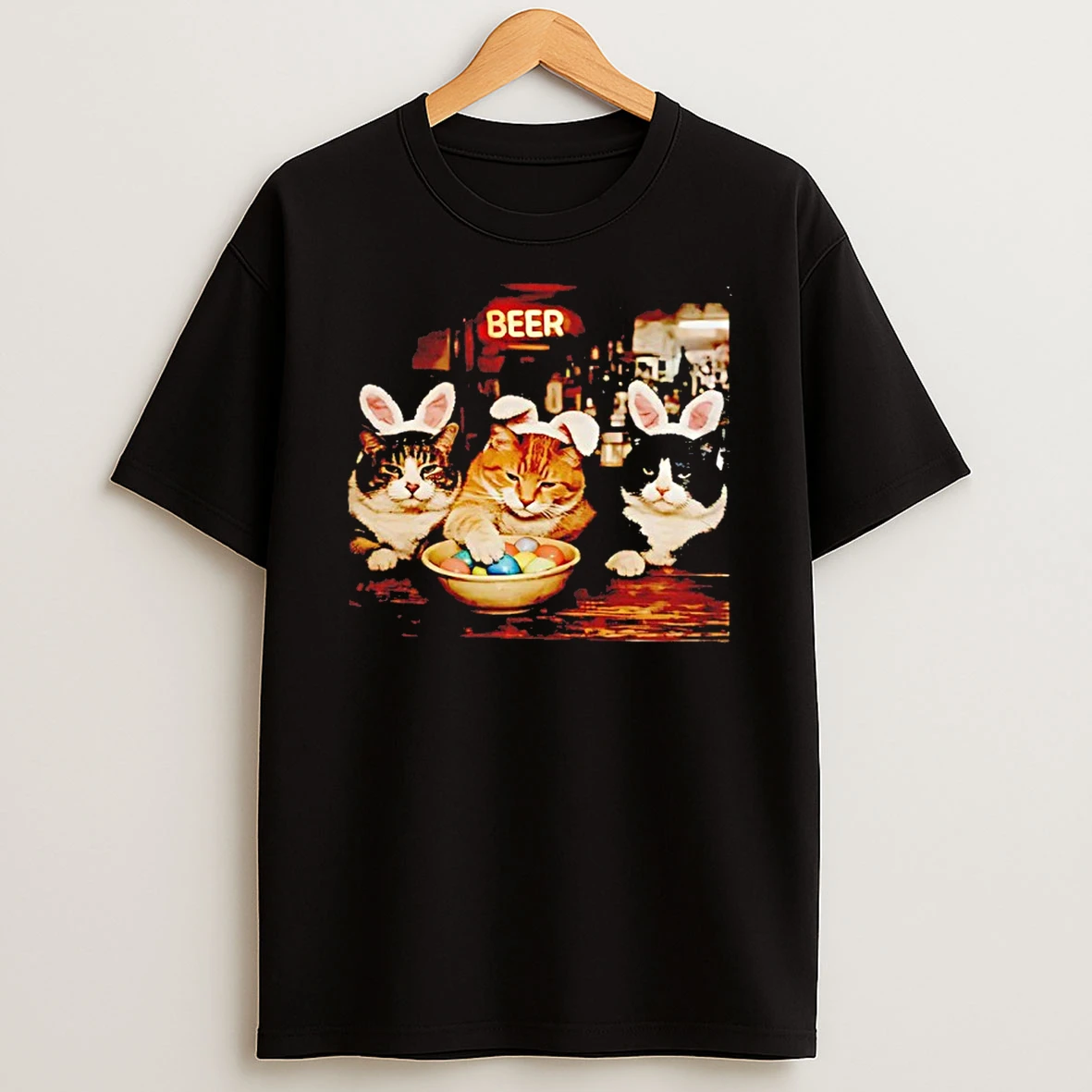 Easter Cat Graphic Shirts