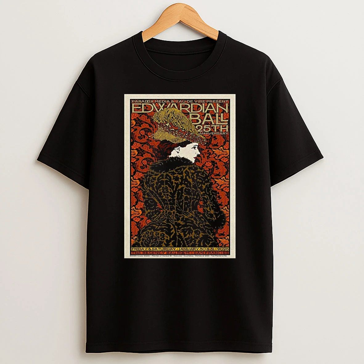Edwardian Ball 25th Anniversary San Francisco January 31 2026 Shirts