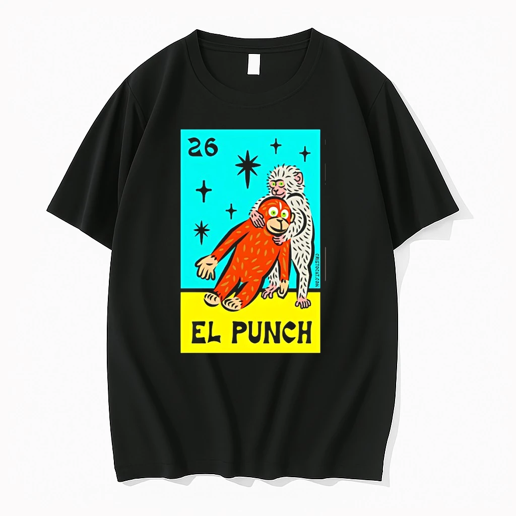 El Punch Baby Monkey Loteria Mexico Card Shirts