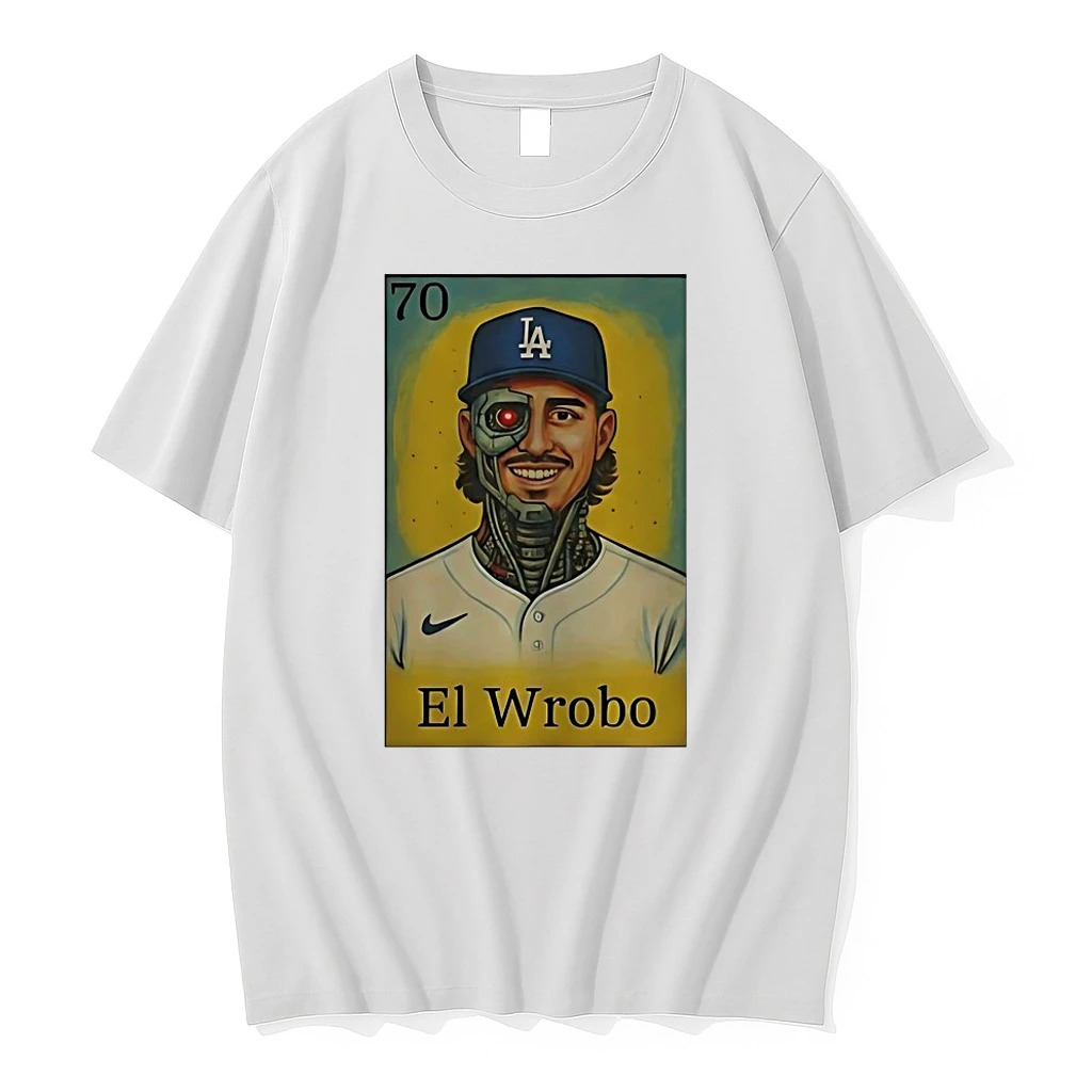 El Wrobo Justin Wrobleski Los Angeles Dodgers Card Shirts