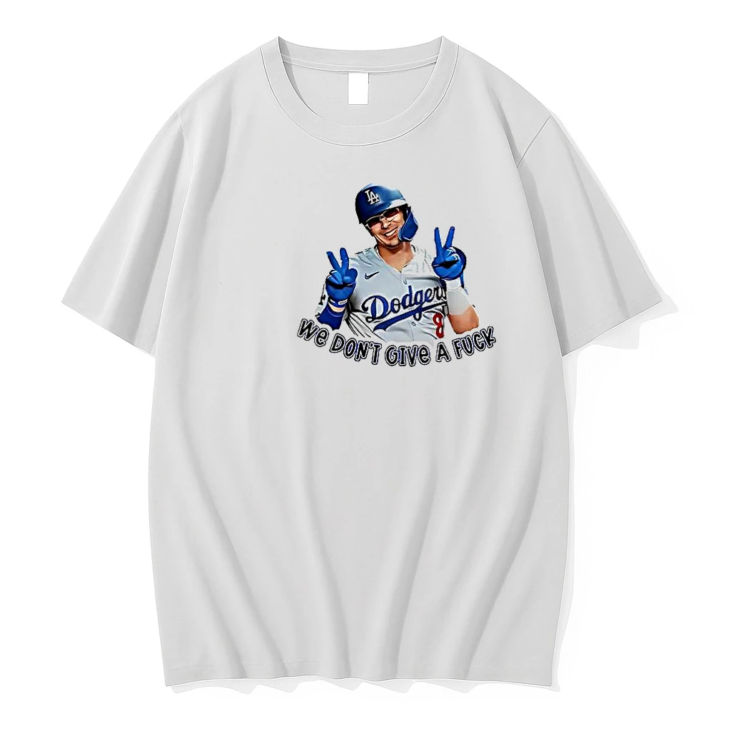 Enrique Hernandez Los Angeles Dodgers Mlb We Dont Give A Fuck Woman Shirts
