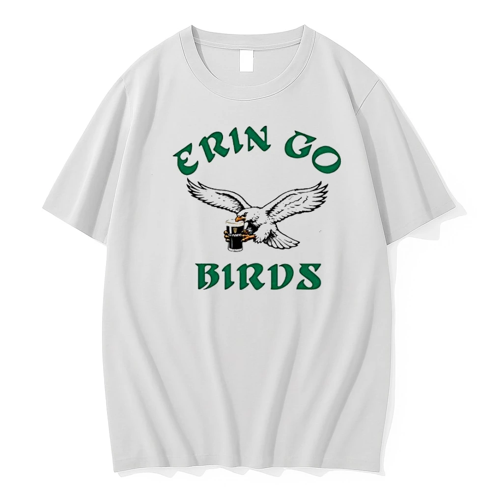 Erin Go Birds Eagle Holding A Guinness Shirts