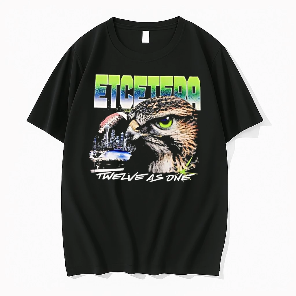 Etcetera Hawk Bird Seattle Skyline Twelve As One Sports Shirts