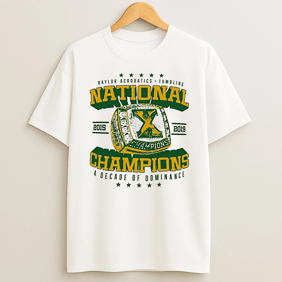 Fpdg5phk 2026 Baylor Acrobatics Tumbling National Champions A Decade Of Dominance Shirts
