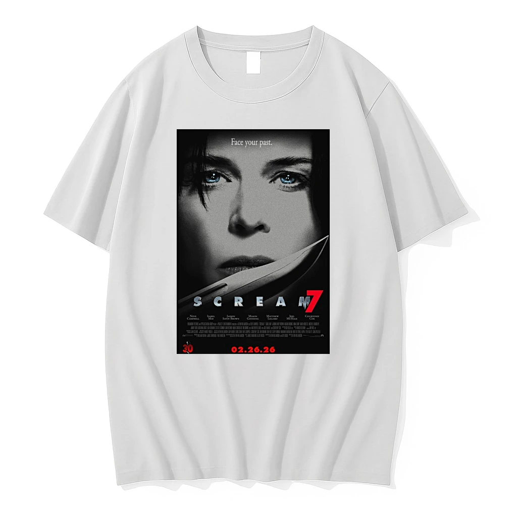 Face Your Past Scream 7 Only In Theaters February 26 2026 Shirts