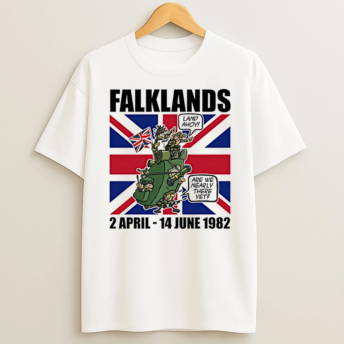 Falklands 2 April 14 June 1982 Veterans United Kingdom Flag Shirts