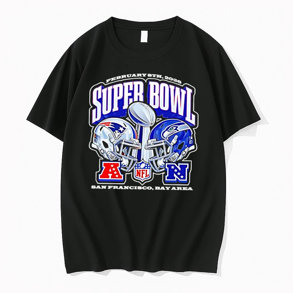 February 8th 2026 Super Bowl San Francisco Bay Area Football Shirts
