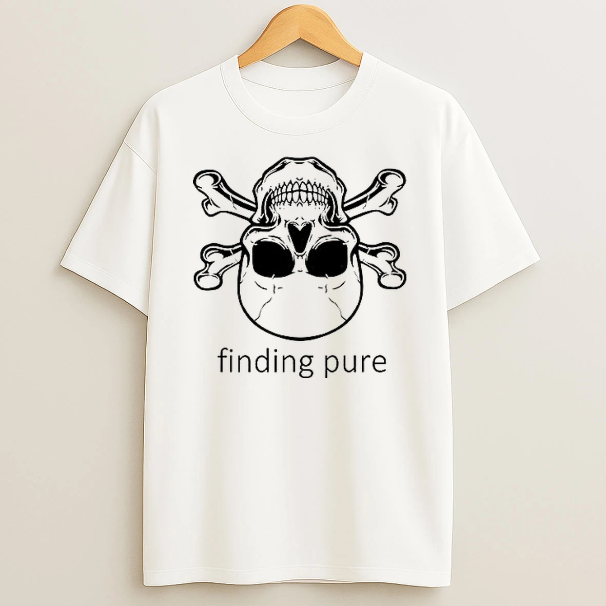 Finding Pure Upside Down Skull Woman Shirts