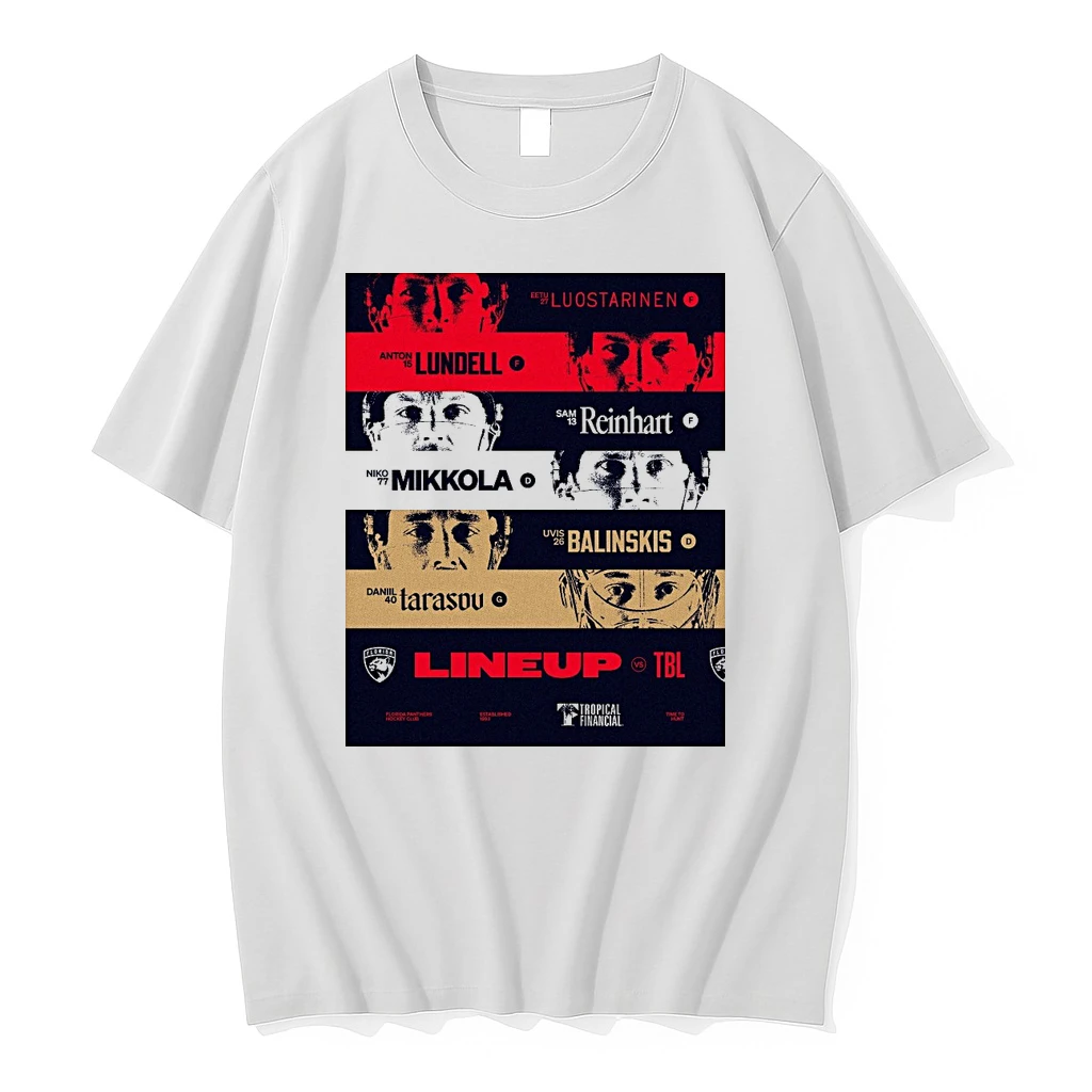 Florida Vs Tampa Bay Luostarinen Lundell Reinhart Mikkola Balinskis And Tarasov Shirts