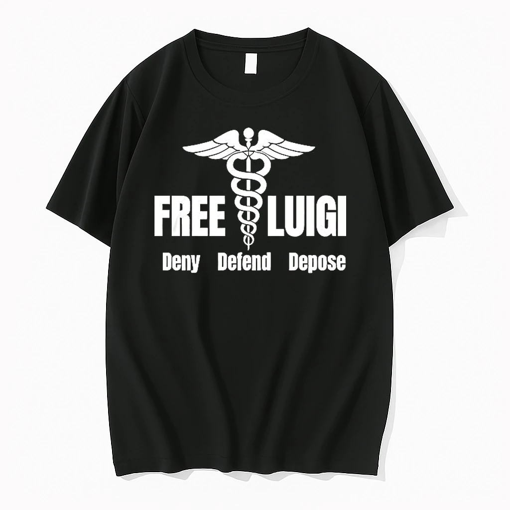 Free Luigi Deny Defend Depose Woman Shirts