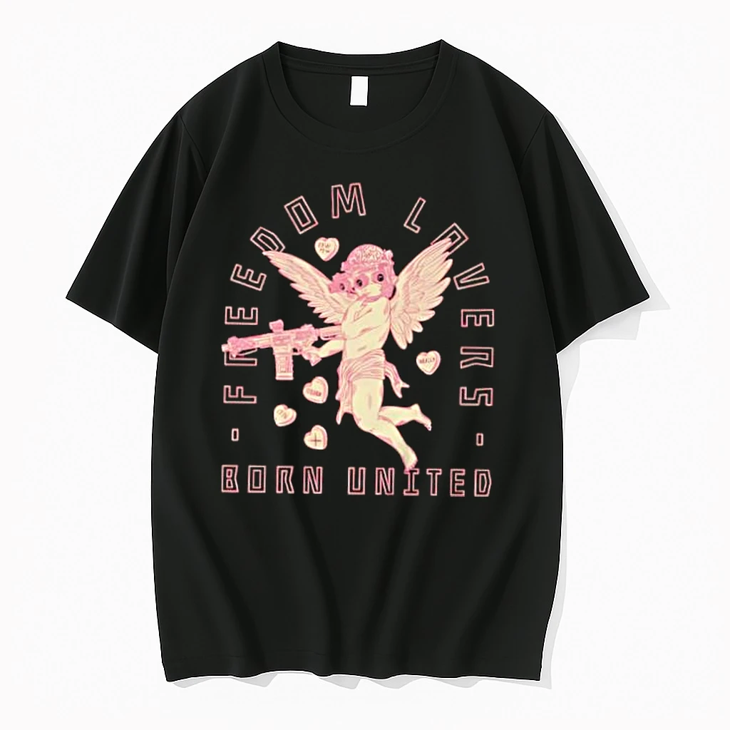 Freedom Lovers Born United Cupid With Rifle And Night Vision Shirts
