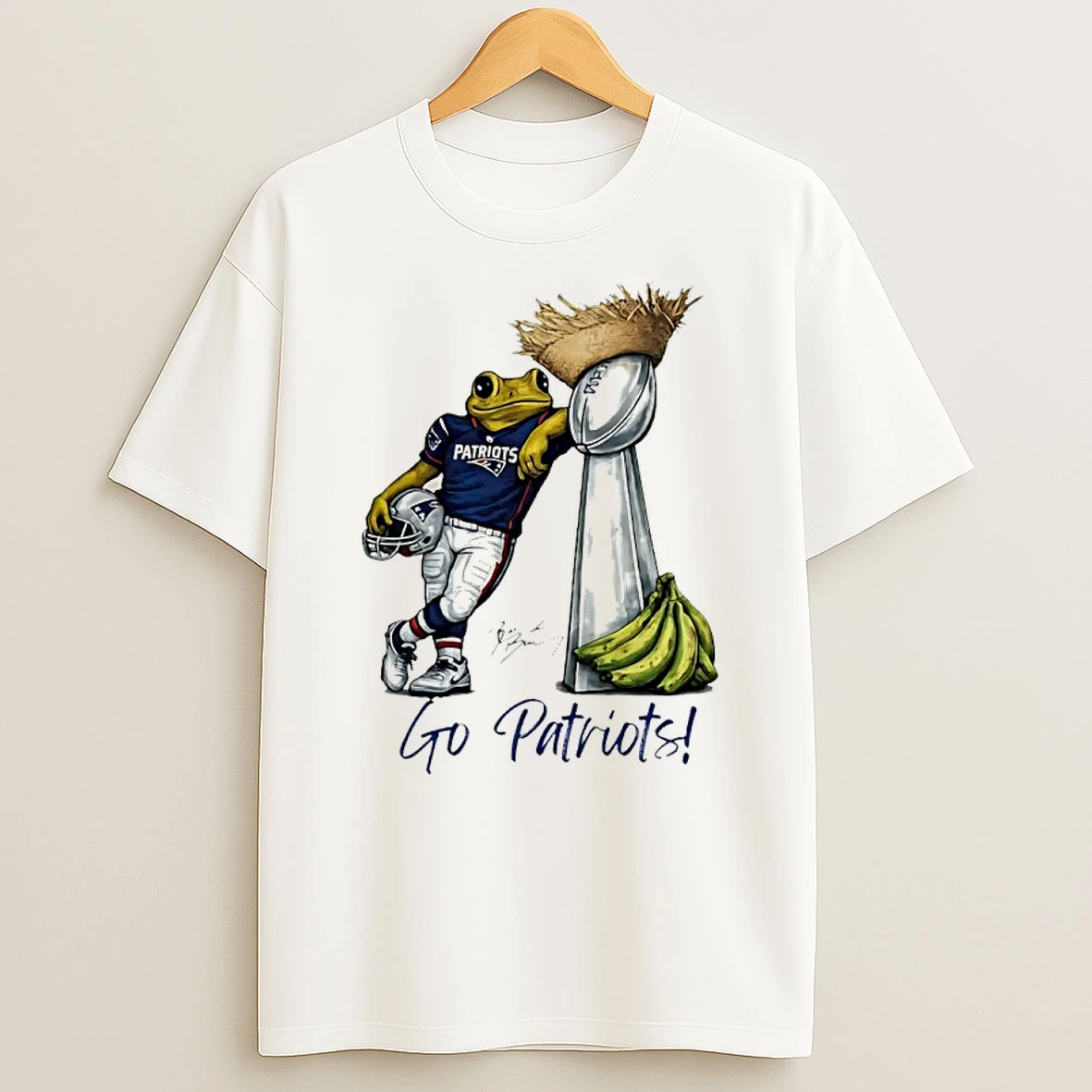 Frog Benito Bowl New England Football Go Patriots Signature Shirts