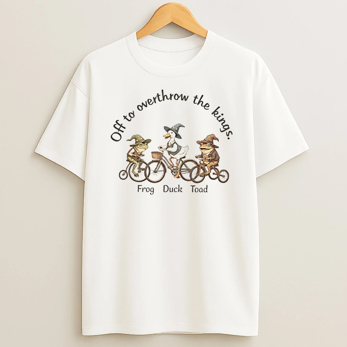 Frog Duck Toad Off To Overthrow The Kings Fuck Donald Trump Shirts