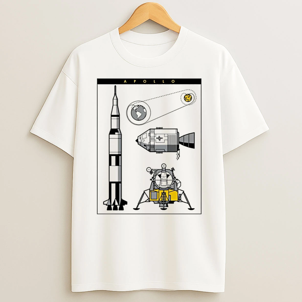 From The Earth To The Moon Apollo Shirts