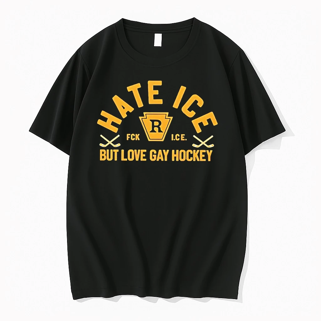 Fuck Ice Hate Ice But Love Gay Hockey Shirts