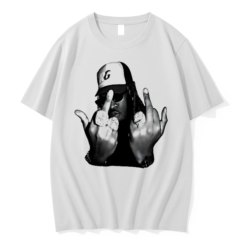 Future Middle Finger Flippin It Graphic Rap Lover Woman Shirts