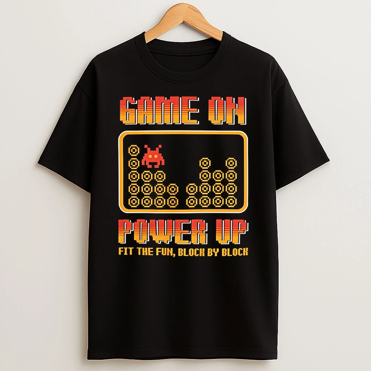 Game On Power Up Fit The Fun Block By Block Shirts