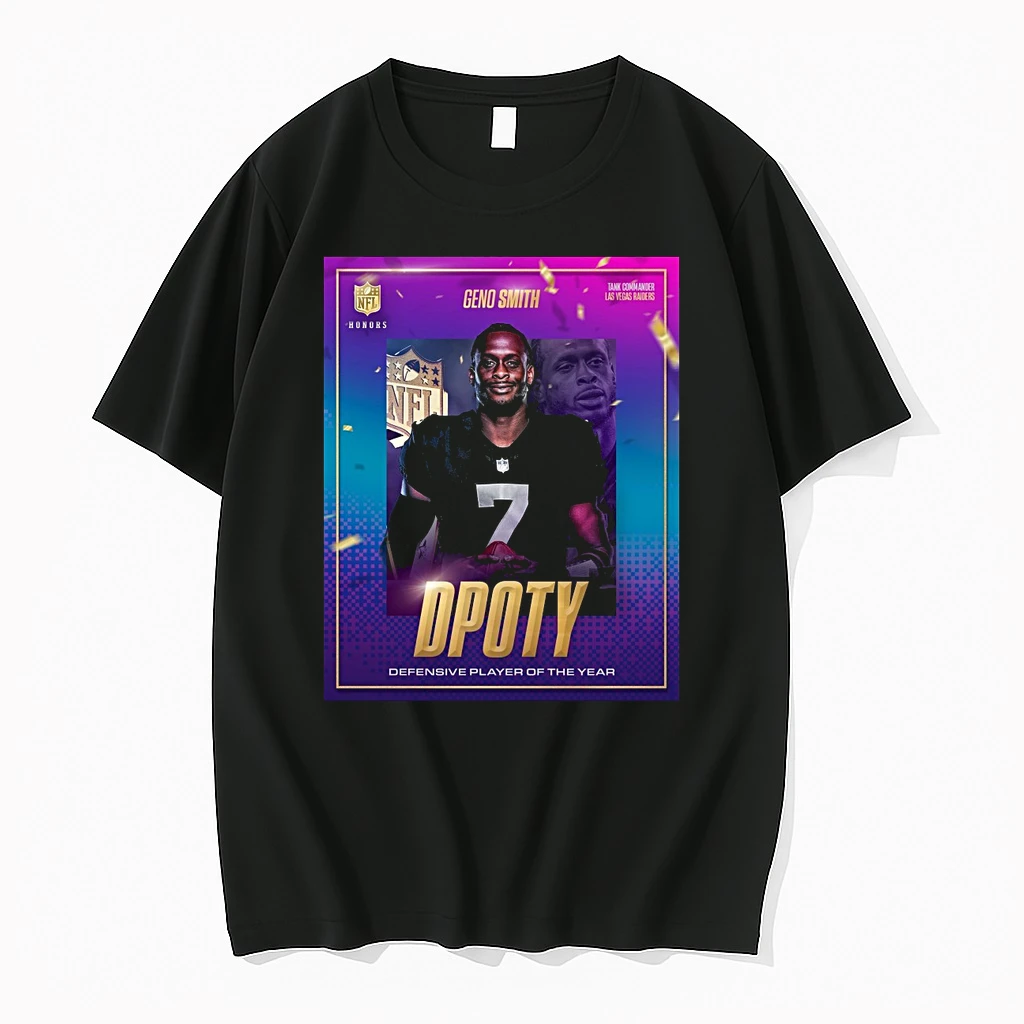 Geno Smith Las Vegas Raiders 2025 Defensive Player Of The Year Nfl Honors Shirts