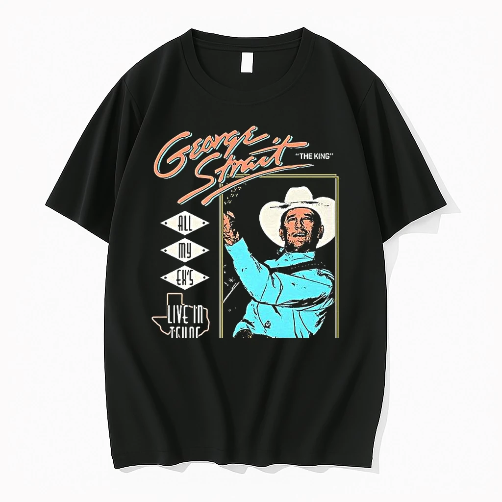 George Strait The King All My Exs Woman Shirts