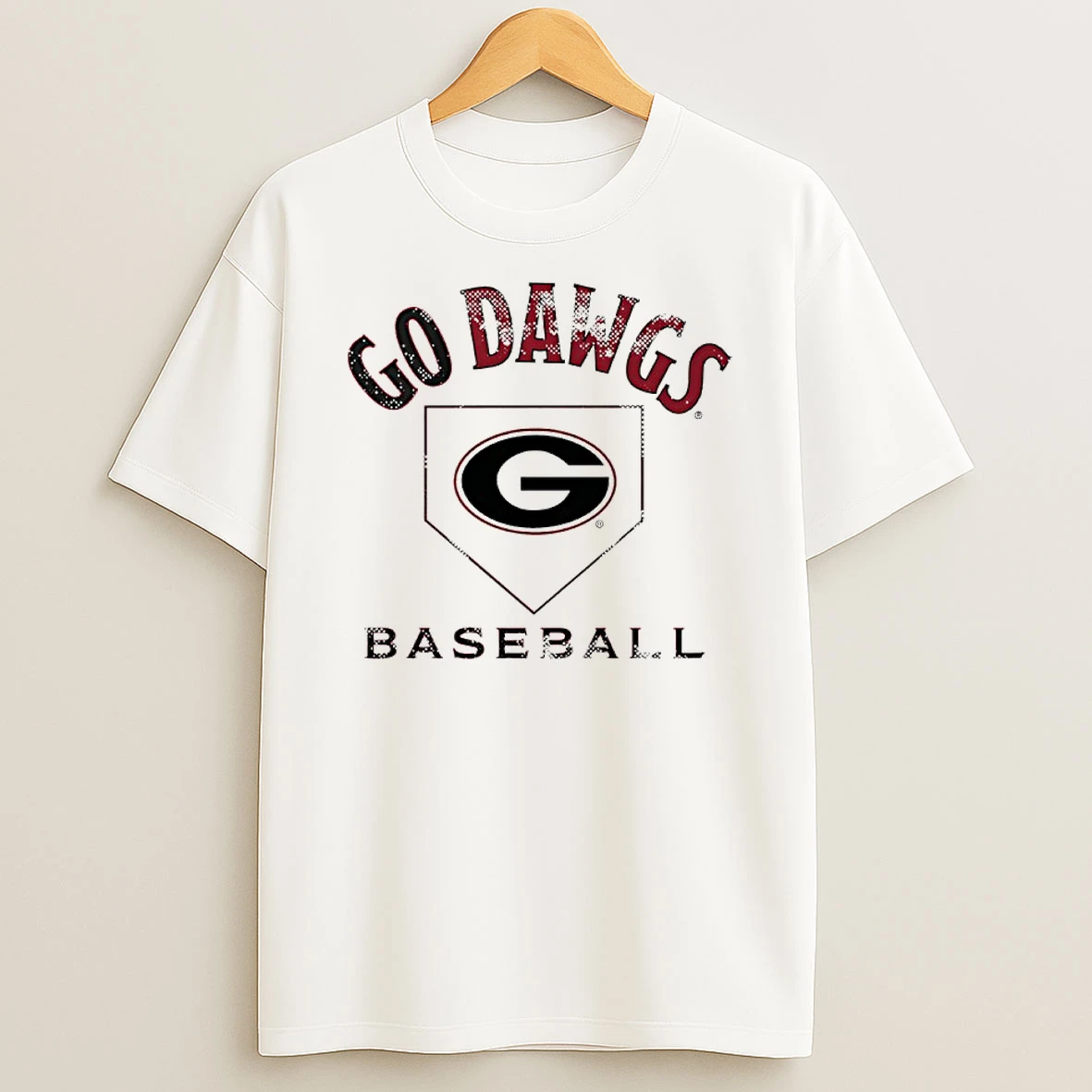Georgia Baseball Go Dawgs Home Plate Shirts