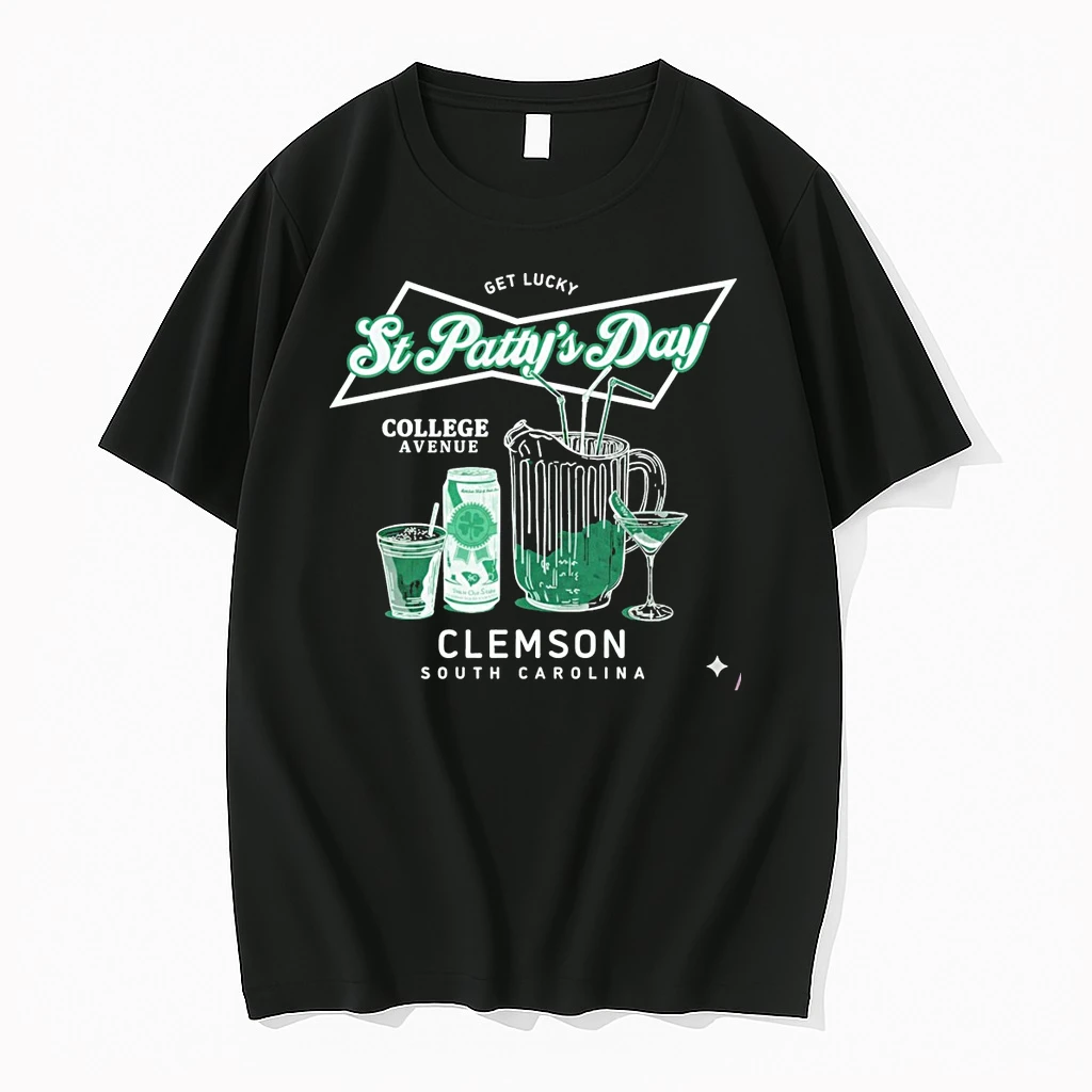 Get Lucky St Pattys Day College Avenue Clemson South Carolina Shirts