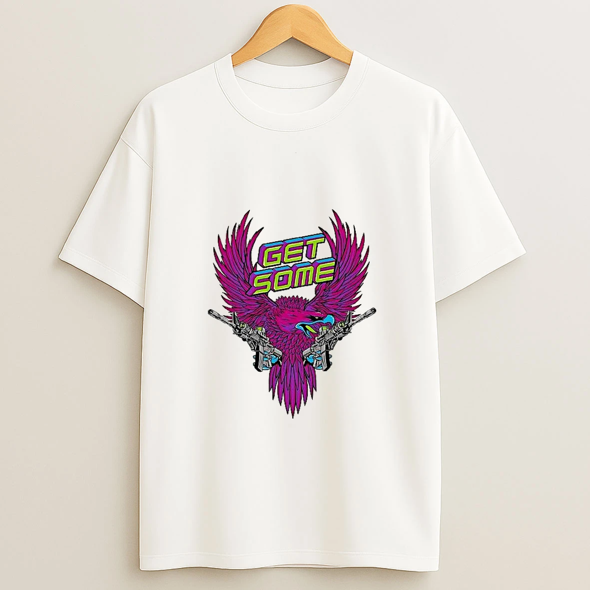 Get Some Eagle Retro Woman Shirts